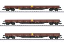 Märklin 47162 - H0 - 3-tlg. Set Niederbordwagen Res-x, DB AG, Ep. VI
